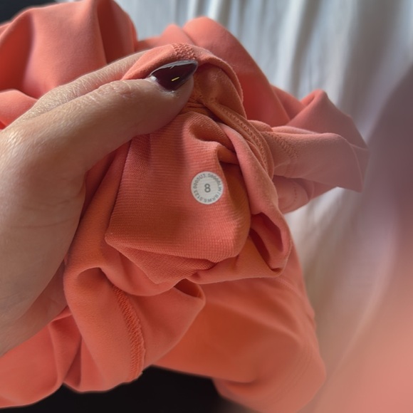 Lululemon sunny coral align shorts - Picture 2 of 3